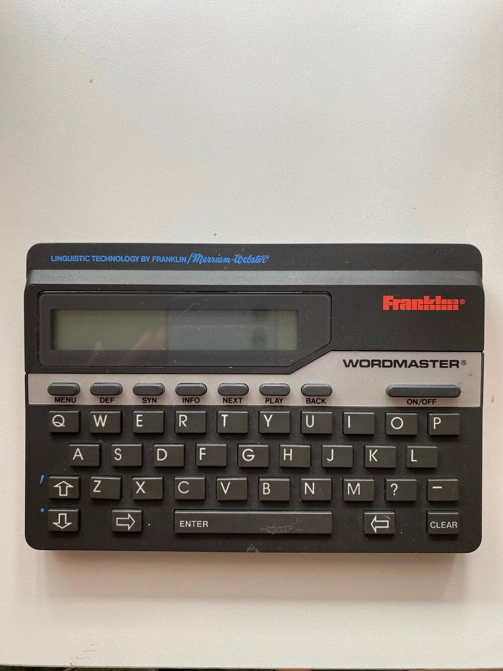Vintage Franklin Wordmaster WM-1000 Electronic Dictionary Tested Working